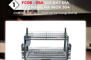 COMBO 5 MÓN PHỤ KIỆN BẾP CAO CẤP DÀNH CHO CÁC CĂN CHUNG CƯ